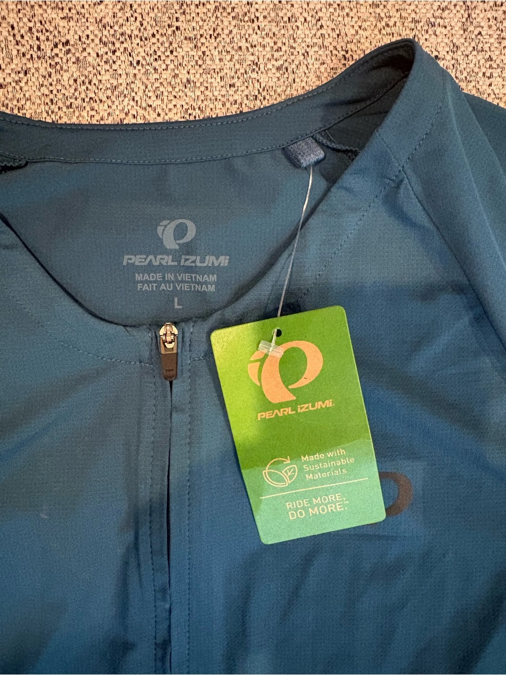 Pearl Izumi teal biking top -NWT!! - Picture 2 of 4